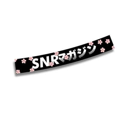 SNR Windshield Banner Anime Cherry Blossom