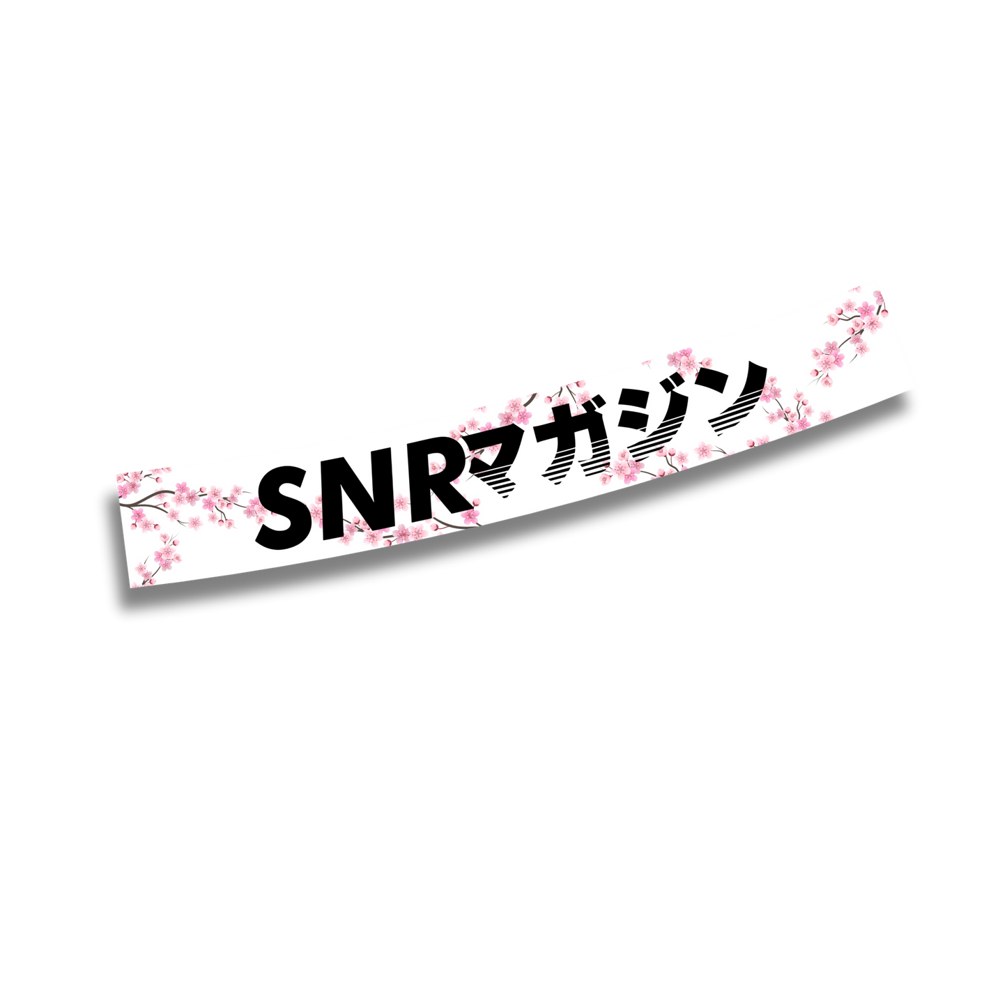 SNR Windshield Banner Cherry Blossom