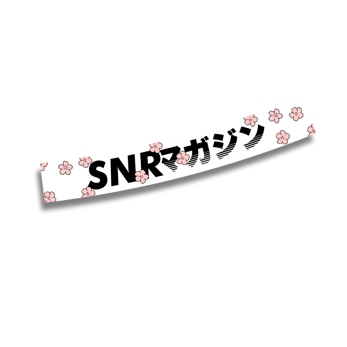 SNR Windshield Banner Anime Cherry Blossom