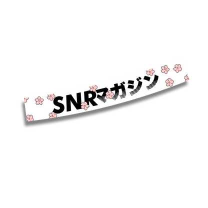 SNR Windshield Banner Anime Cherry Blossom