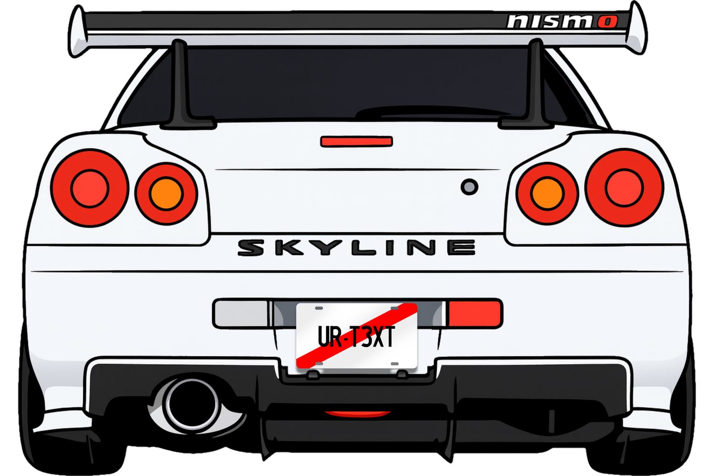 custom JDM plate