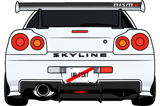 custom JDM plate