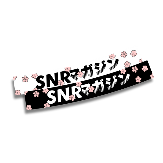 SNR Windshield Banner Anime Cherry Blossom
